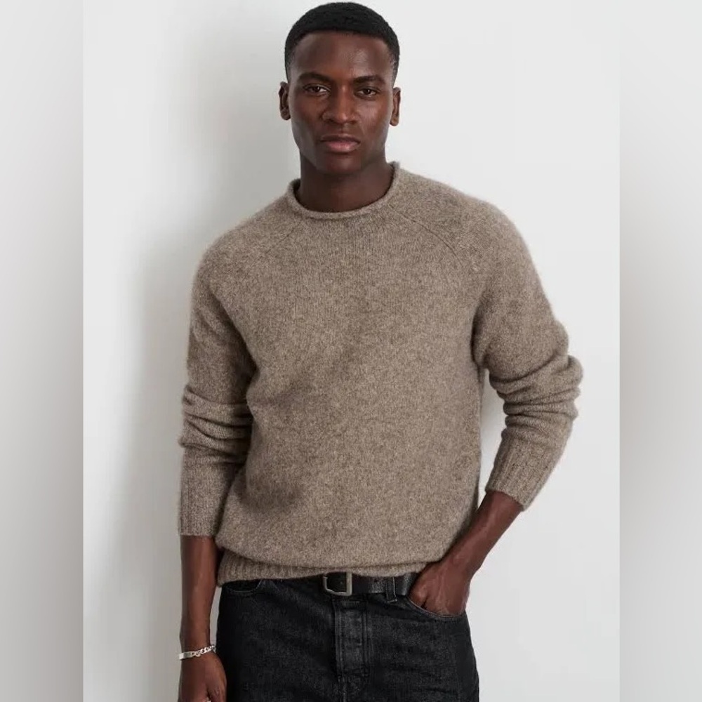 Alex Rollneck Sweater in Alpaca